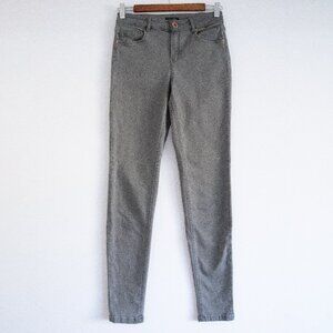 Massimo Dutti Stretch Skinny Denim Jeans Gray Size 4